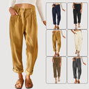 Chic Women's High-Waist Pleated Pants
