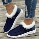 Cozy Fluffy Slip-On Slippers for Women