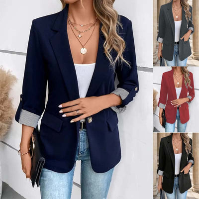Chic Striped Women's Blazer for Any Occasion