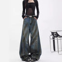 Fashion-Forward Women's Distressed Wide Leg Jeans