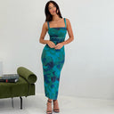 Chic Bodycon Midi Dress for Women