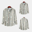 Women's Long Sleeve Graphic Pattern Blouse in Quality Fabric