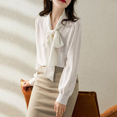 Chic Bow Blouse for Women