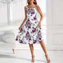 Floral Maxi Dress with Elegant Waistline