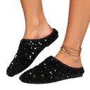 Glittering Sequin Slippers for Women