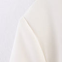 Chic Women's Blazer with Detachable Neck Scarf