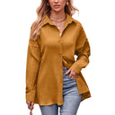 Chic Oversized Striped Blouse for Women