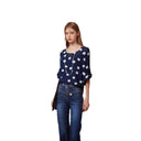 Floral Print Blouse in Airy Viscose
