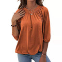 Women's Romantic Puff Sleeve Blouse