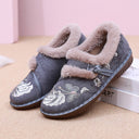 Charming Floral Design Women's House Slippers