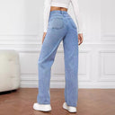 Vintage High-Waisted Wide Leg Jeans for Women