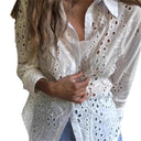 Chic Cut-Out Blouse for Women