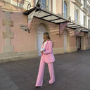 Flowing Palazzo Pants with Stretchy Waist for Women
