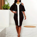 Off-Shoulder Ruffled Cocktail Dress for Women