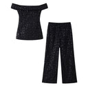 Floral Lace Palazzo Pants for Women