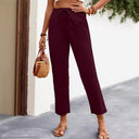 Women's Chino Pants with Elastic Waistband