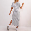 Chic Women's Striped Midi Dress