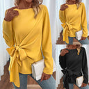 Chic Blouse with Side Knot Design