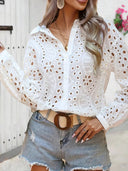 Lace Pattern Blouse for Women