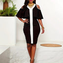 Off-Shoulder Ruffled Cocktail Dress for Women