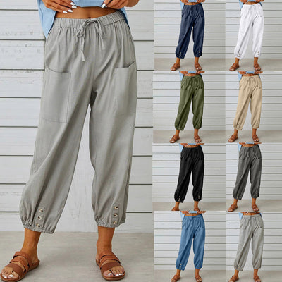 Chic Women's Lounge Pants with Pockets