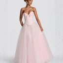 Off-Shoulder A-Line Wedding Dress with Tulle Skirt