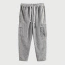 Women's Cargo Pants with Elastic Waist and Utility Pockets