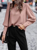 Chic Puff Sleeve Women's Blouse