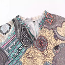Bohemian Paisley Flowing Dress for Women