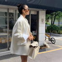 Chic Oversized Blazer Jacket with Pockets