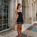 Women’s Summer Dress with Waist Knot & Flowing Skirt