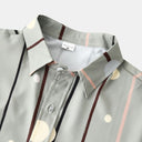 Women's Long Sleeve Graphic Pattern Blouse in Quality Fabric