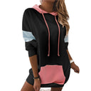 Sporty Hooded Women's Dress with Handy Pockets