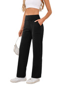 Women's Relaxed Fit Leisure Pants with Side Pockets
