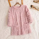 Chic Women's Sweatshirt Dress in Cozy Fabric