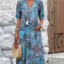 Chic Midi Dress with Pocketed Style