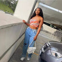 Trendy Women's Boyfriend Jeans with Ripped Accents