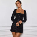 Shimmering Sequin Mini Dress for Women