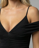 Chic Cut-Out Bodysuit for Women