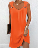 Unique Strap Design Women's Dress