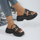 Women's Comfortable Strap Sandals with Fashionable Profile and Non-Slip Sole by Heidi-Mode