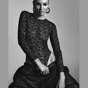 Chic Long Sleeve Lace Ladies Bodysuit