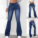 High-Waisted Flared Jeans for Women - Stretch Fit