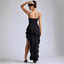 Glamorous Ruffle Wrap Dress for Women