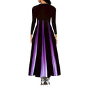 Gradient Maxi Dress with Convenient Pockets