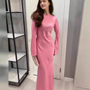 Chic Maxi Dress with Flared Sleeves for All Occasions