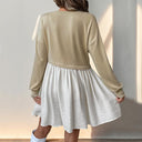 Flowing Skirt Women's Dress with Relaxed Fit