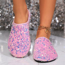 Glittering Sequin Slippers for Women