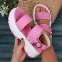 Chic Women's Platform Sandals with Wide Straps