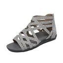 Women's Comfortable Strappy Sandals with Breathable Inserts and Fashionable Cut - Heidi Fashion